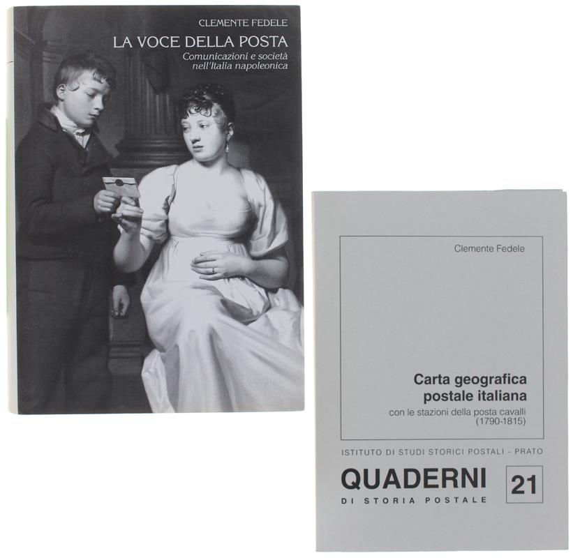 La voce della posta. Comunicazioni e società nell'Italia napoleonica-Carta geografica postale italiana con le stazioni di posta cavalli (1790-1815)