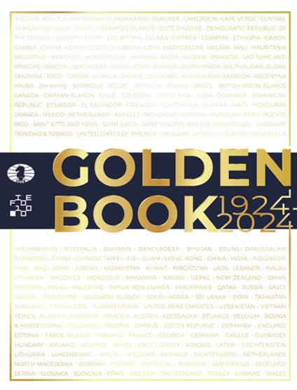 FIDE golden book 1924 - 2024 - Willy Iclicki - copertina