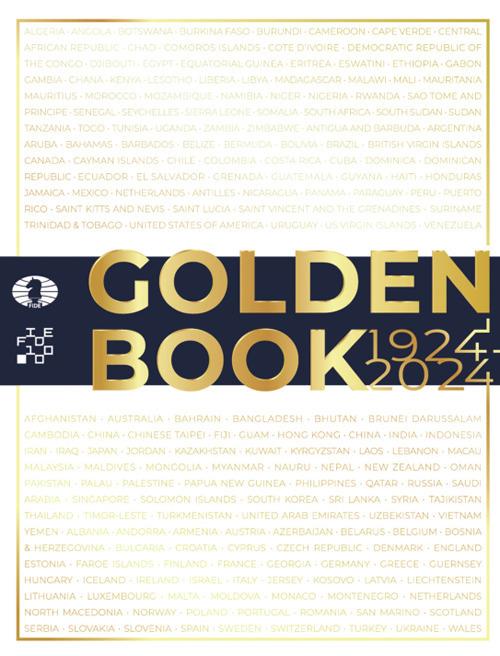 FIDE golden book 1924 - 2024 - Willy Iclicki - copertina