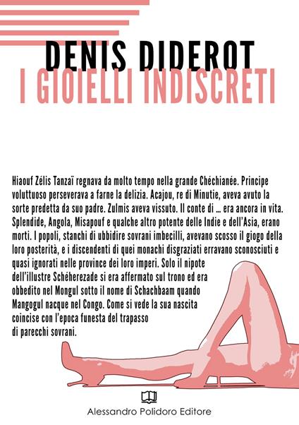 I gioielli indiscreti - Denis Diderot - copertina