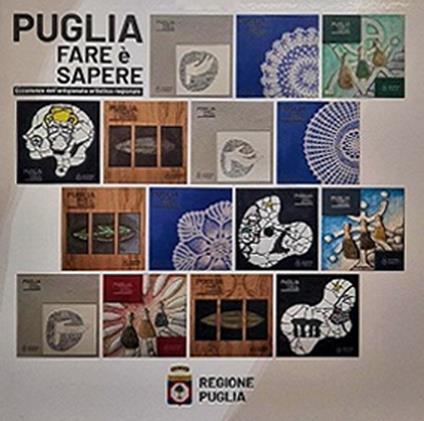 Puglia. Fare è sapere. Eccellenze dell'artigianato artistico regionale. Ediz. italiana e inglese - Roberto Lacarbonara - copertina