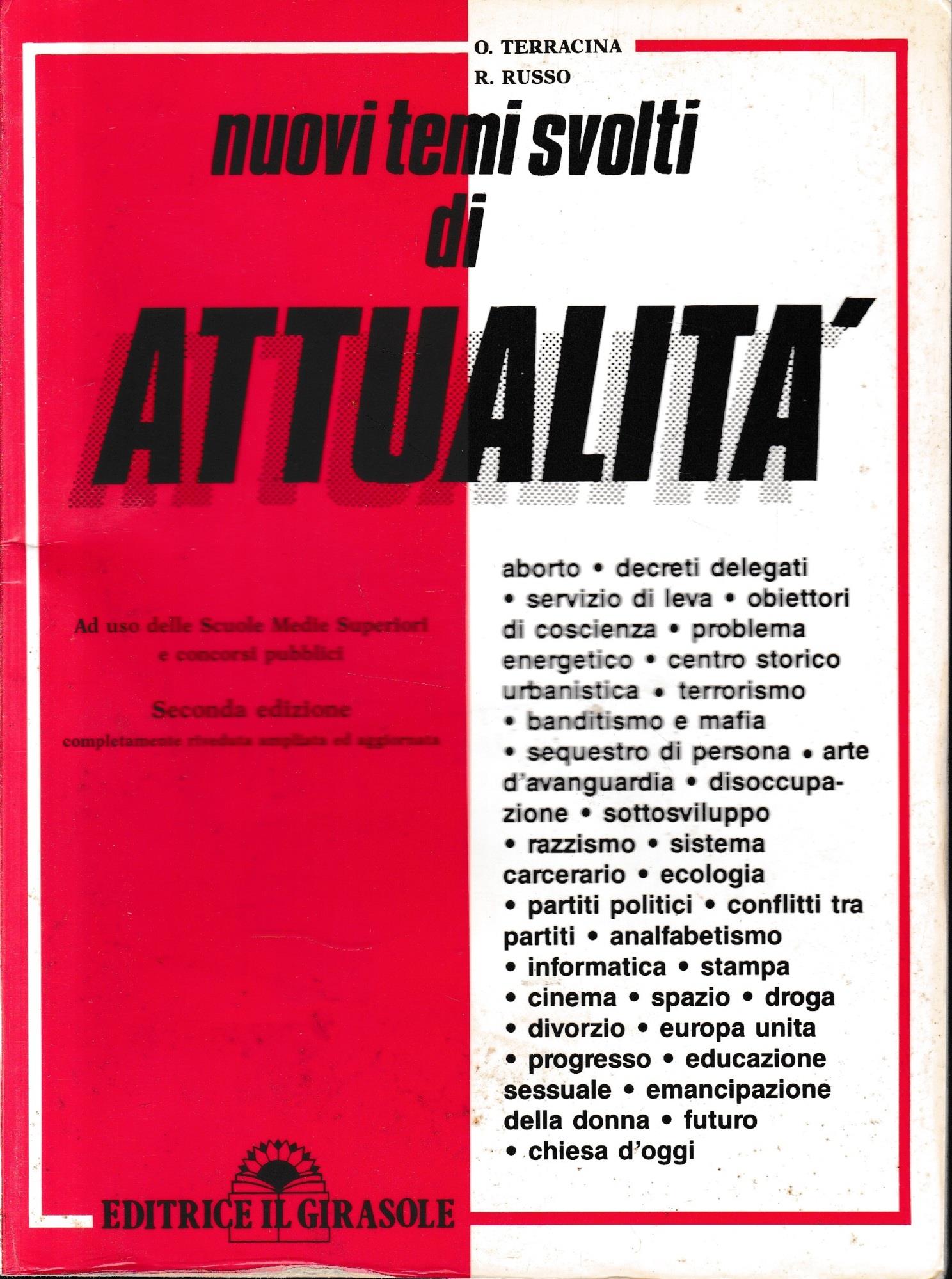 Nuovi temi svolti di attualità