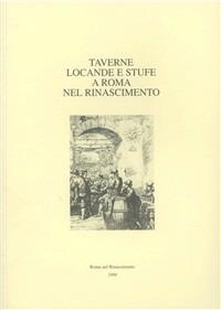 Taverne, locande e stufe a Roma nel tardo Medioevo - copertina