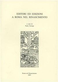 Editori ed edizioni a Roma nel Rinascimento - copertina