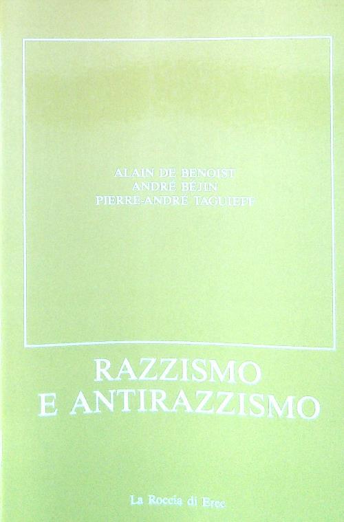 Razzismo e antirazzismo