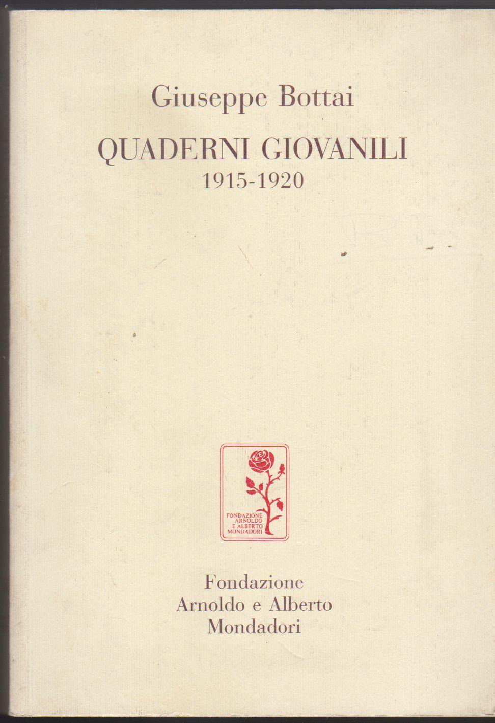 Quaderni giovanili 1915-1920