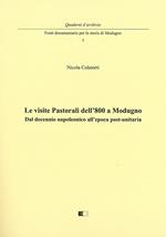 Le visite pastorali dell’800 a Modugno. Dal decennio napoleonico all’epoca post-unitaria