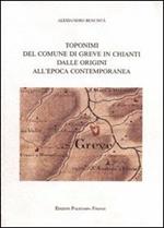 Toponimi del comune di Greve in Chianti dalle origini all'epoca contemporanea