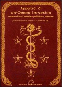 Appunti di un'opera ermetica - Anonimo - copertina