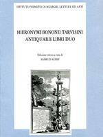Antiquarii libri duo. Ediz. critica