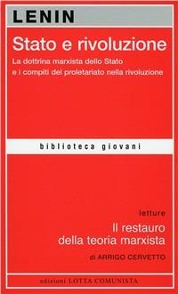 Stato e rivoluzione - Lenin - copertina
