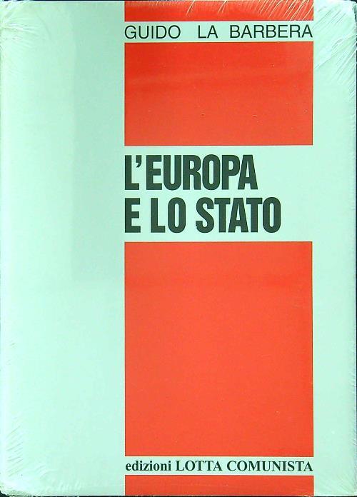 L' Europa e lo Stato