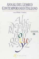 Annali del lessico contemporaneo italiano. Neologismi 1996