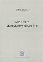 Appunti di matematica generale
