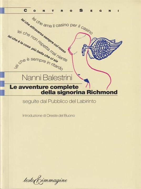 Le avventure della signorina Richmond  - Nanni Balestrini - copertina