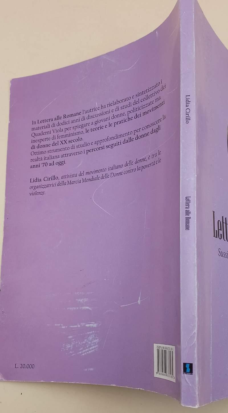 Lettera alle romane. Sussidiario per una scuola dell'obbligo di femminismo
