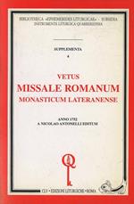 Vetus missale romanum monasticum lateranense (rist. anast. 1752)
