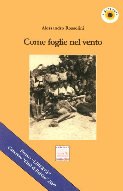 Come foglie nel vento - Alessandro Rossolini - copertina