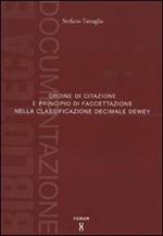 Ordine di citazione e principio di faccettazione nella classificazione decimale Dewey
