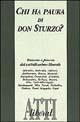 Libro Chi ha paura di don Sturzo? Passato e futuro del cattolicesimo liberale. Atti del Convegno (Roma, 9 febbraio 1996) 