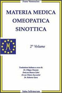 Materia medica omeopatica sinottica. Vol. 2 - Franz Vermeulen - copertina