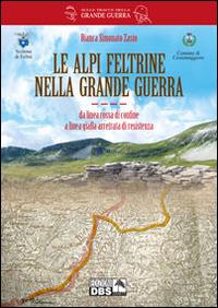 Le alpi feltrine nella grande guerra. Da linea rossa di confine a linea gialla arretrata di resistenza - Bianca Simonato Zasio - copertina
