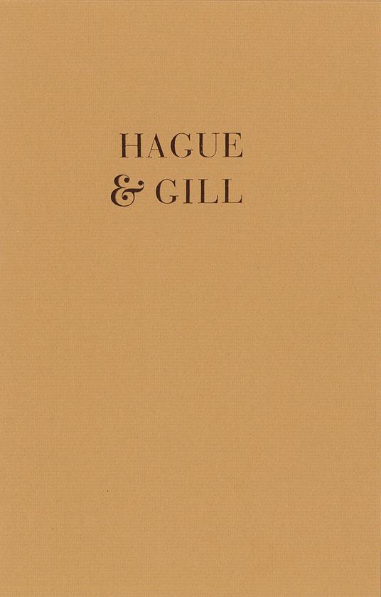 Hague & Gill. Sulla stampa - Eric Gill,René Hague - copertina