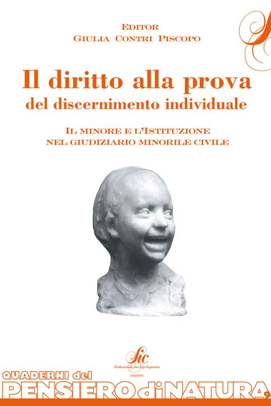 Il diritto alla prova del discernimento individuale. Il minore e l'istituzione nel giudiziario minorile civile - copertina