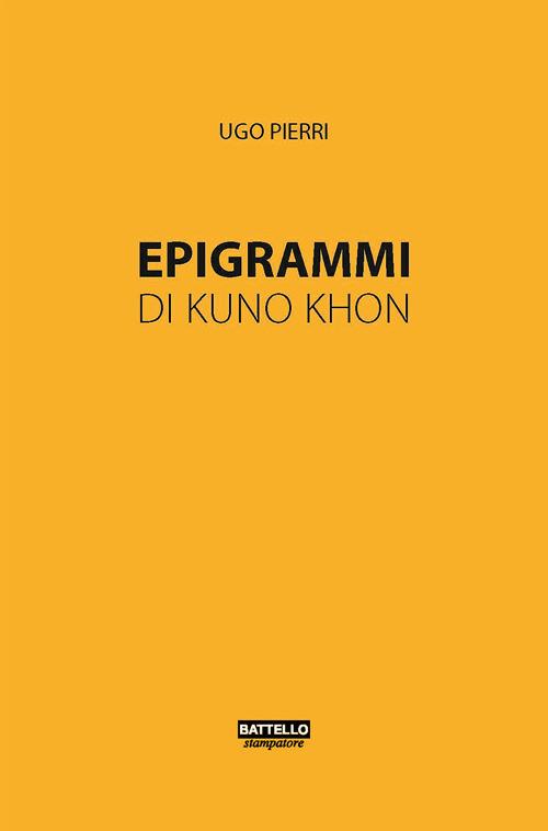 Epigrammi di Kuno Khon - Ugo Pierri - copertina