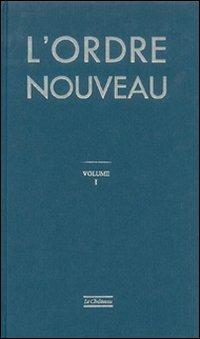 L'Ordre Nouveau (rist. anast.) - copertina