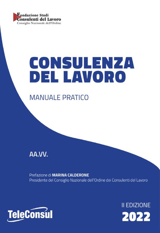 Consulenza del lavoro. Manuale pratico - copertina