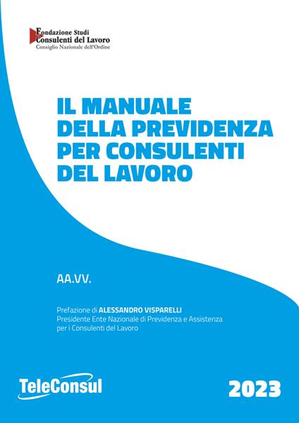 Il manuale della previdenza per consulenti del lavoro - copertina