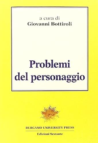 Problemi del personaggio - copertina