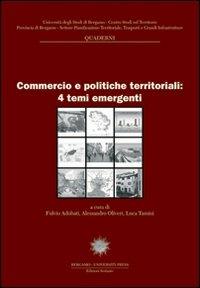 Commercio e politiche territoriali: 4 temi emergenti - copertina