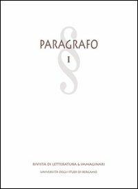 Paragrafo. Rivista di letteratura e immaginari (2006). Vol. 1 - copertina