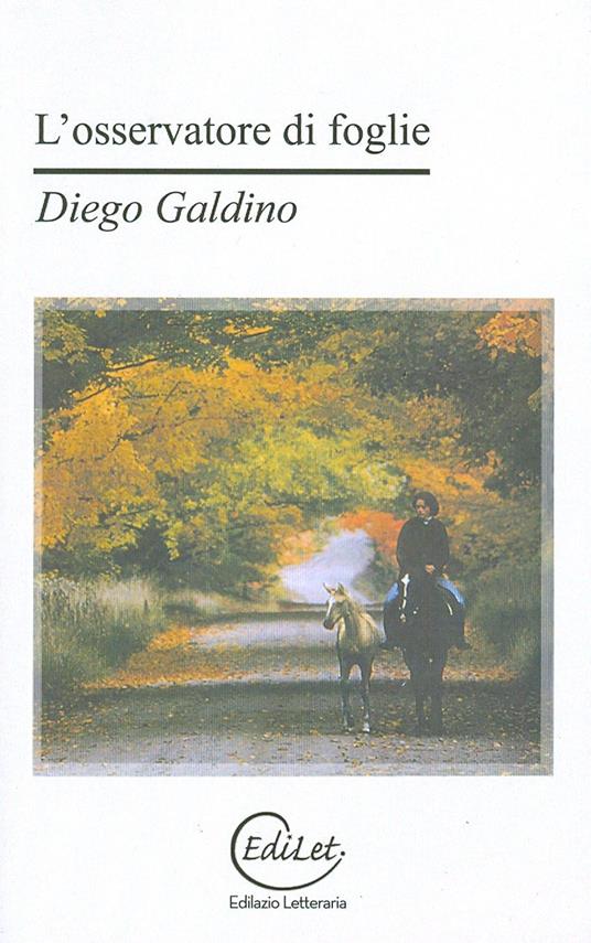 L' osservatore di foglie - Diego Galdino - copertina