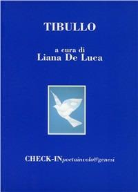 Tibullo - Liana De Luca - copertina