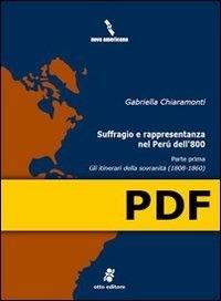  Suffragio e rappresentanza nel Perù dell'800 -  Gabriella Chiaramonti - copertina
