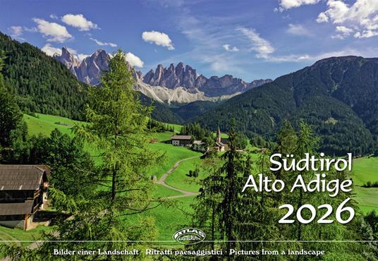 Südtirol Kalender-Alto Adige calendario 2026 - copertina