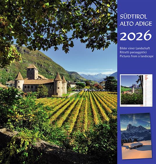 Südtirol Kalender-Alto Adige calendario 2026. Ediz. multilingue - copertina