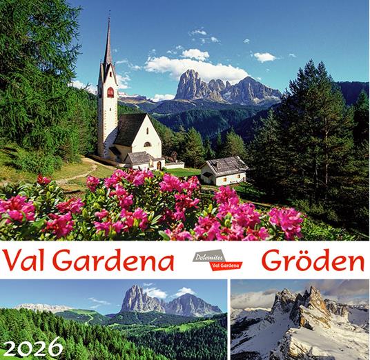 Val Gardena calendario -Gröden Kalender 2026. Ediz. multilingue - copertina