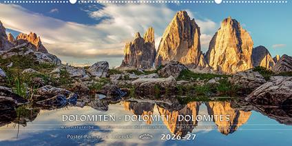 Kalender Dolomiti. calendario panoramico-Dolomiten. Kalender Panorama 2026 - copertina