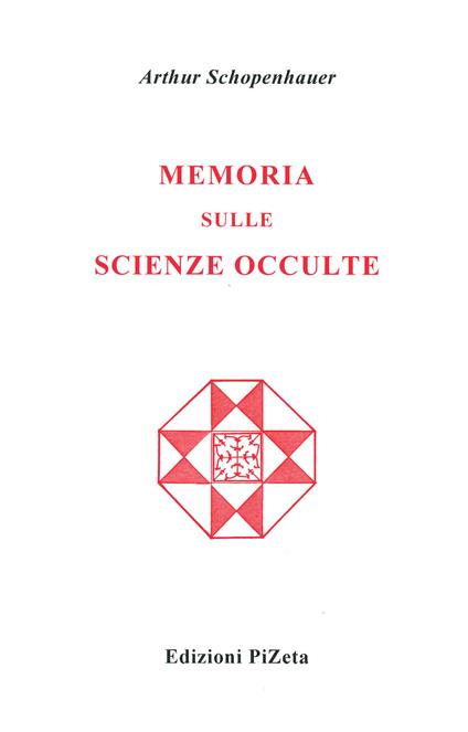 Memoria sulle scienze occulte - Arthur Schopenhauer - copertina