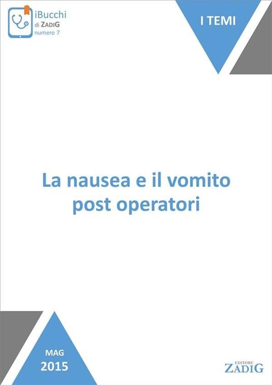 La nausea e il vomito post operatori - Erika Milanesio - ebook