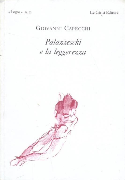 Palazzeschi e la leggerezza - Giovanni Capecchi - copertina