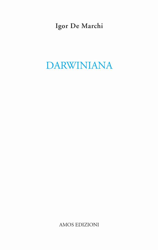 Darwiniana - Igor De Marchi - copertina