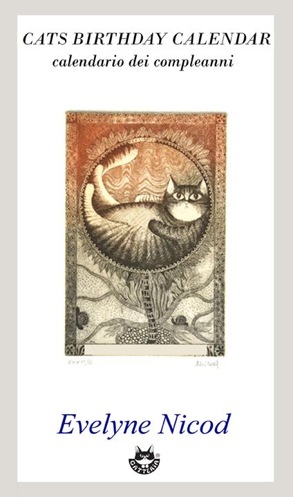 Cats birthday calendar. Calendario dei compleanni - Evelyne Nicod - copertina