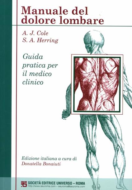 Manuale del dolore lombare. Guida pratica per il medico clinico - Andrew Cole,Stanley Herring - copertina