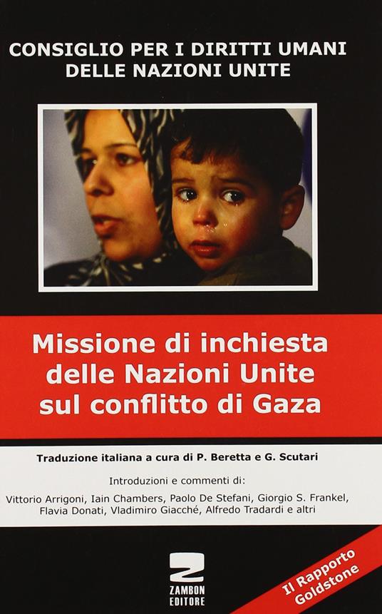 Il Rapporto Goldstone. Missione di inchiesta delle Nazioni Unite sul conflitto di Gaza - copertina