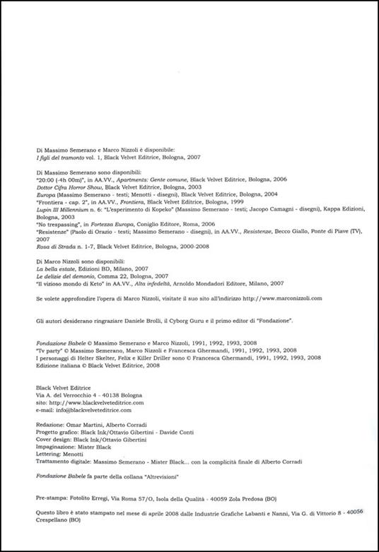 Fondazione Babele - Massimo Semeraro,Marco Nizzoli - 4